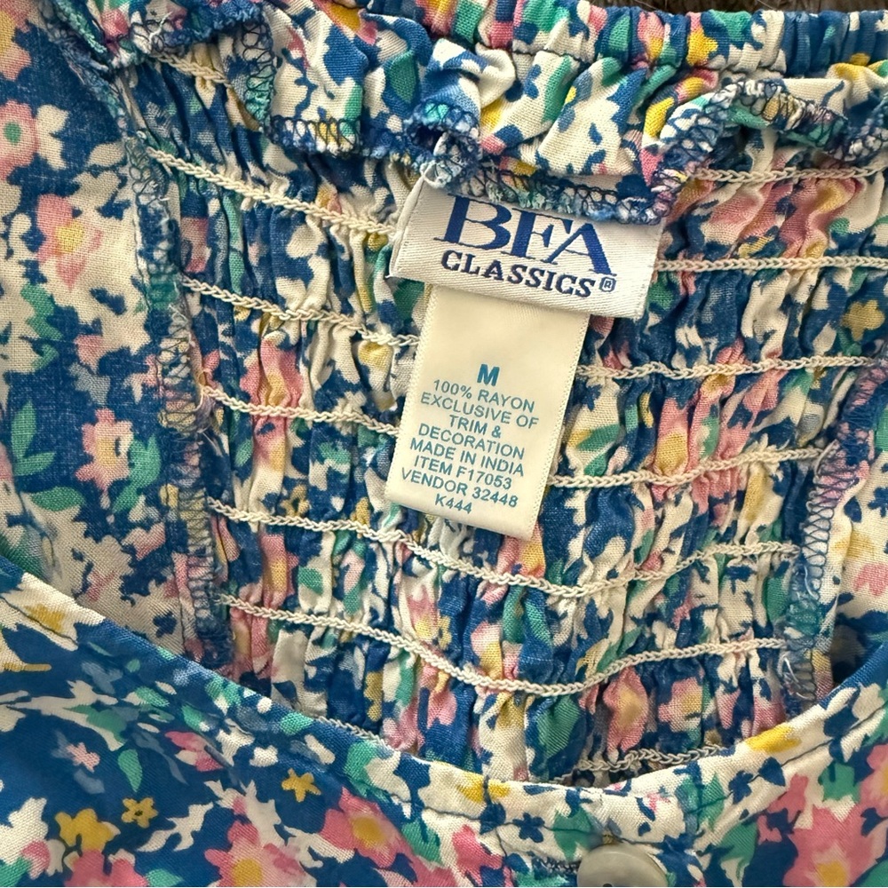 Vibrant Floral Midi Dress - Picture 5 of 5